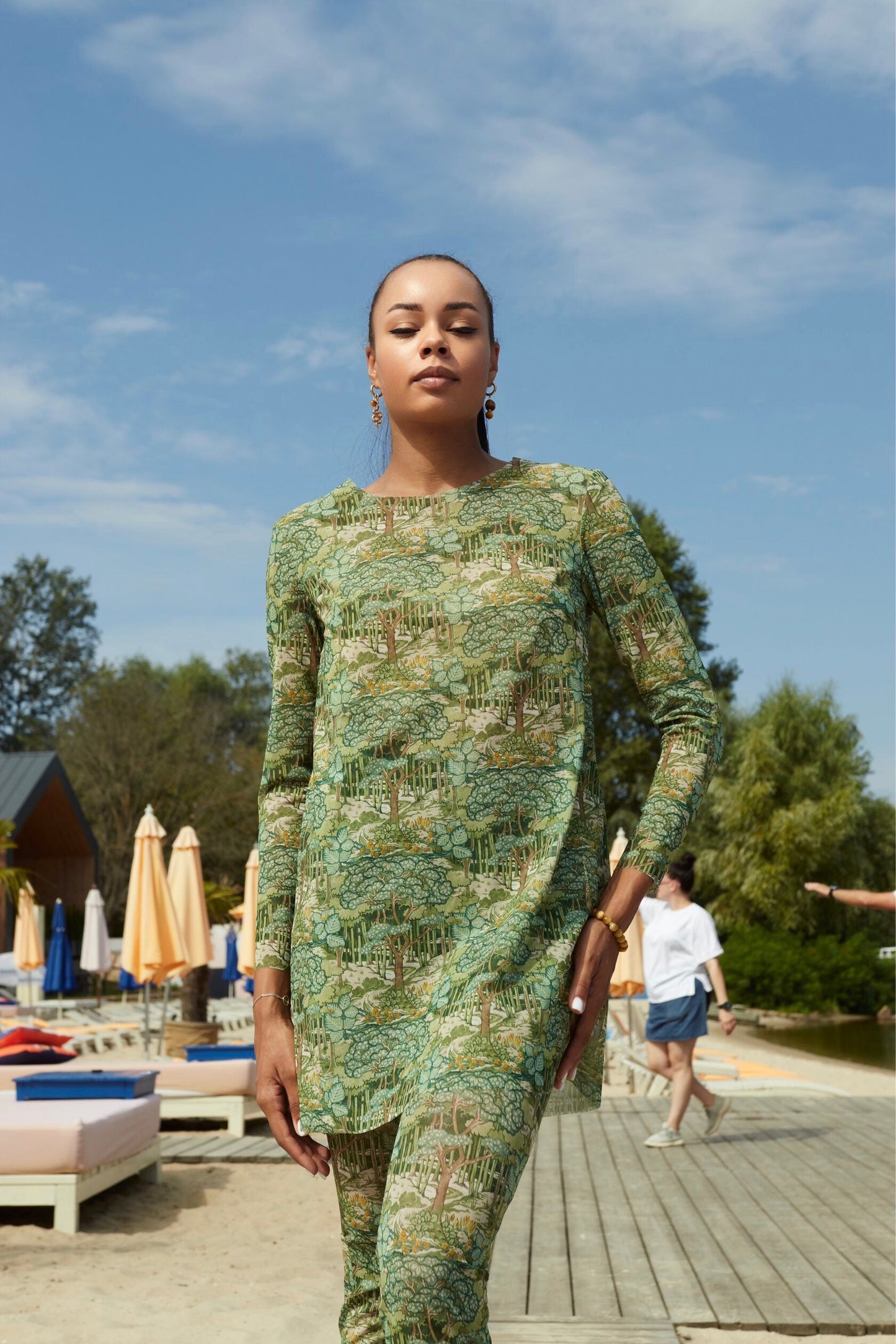 Burkini Green Forest