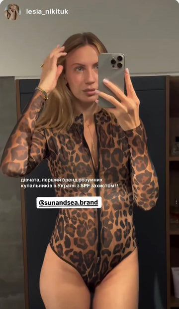 Леся Нікітюк у розумному купальнику SUN＆SEA