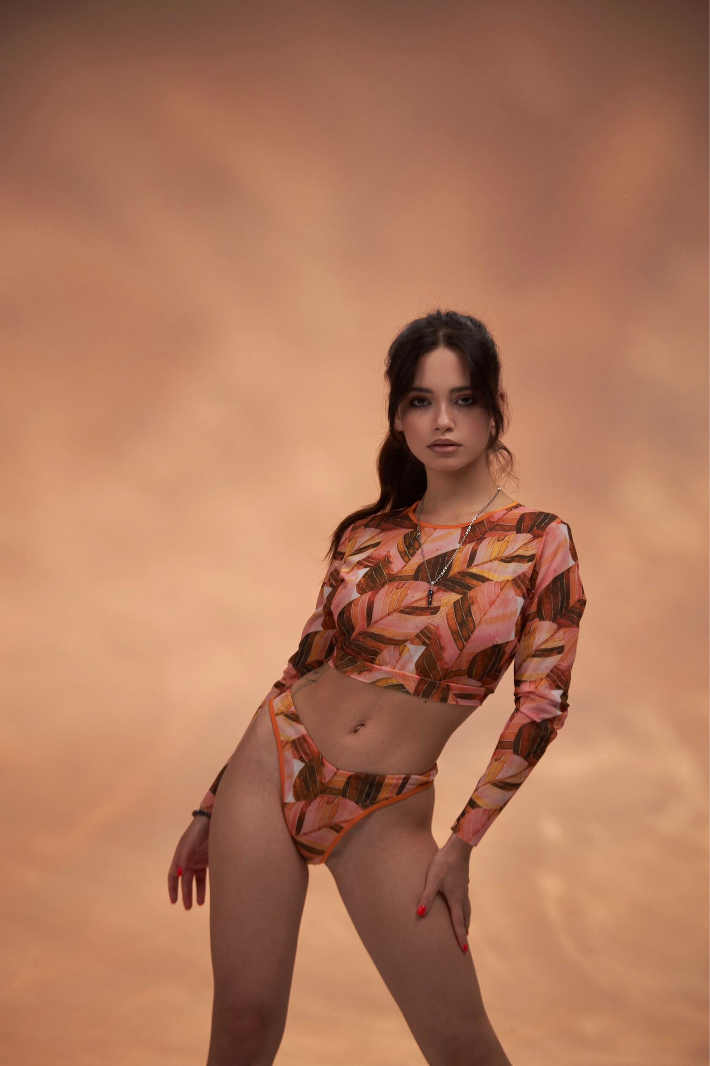 Two-Piece Smart Swimsuit (Barbara Tropical)